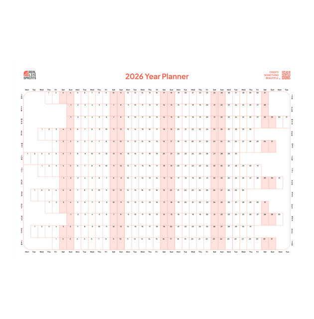 NEW 2026 Wall Desk Planner